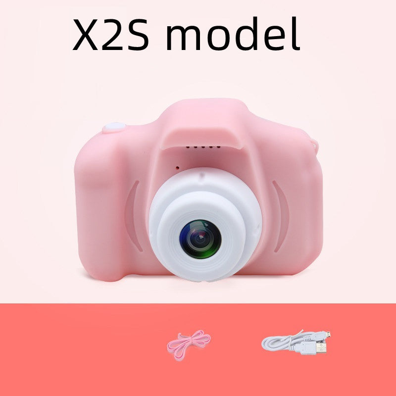 Appareil Photo Numérique Mini HD pour Enfants : X2 Cartoon, Fun et Créatif