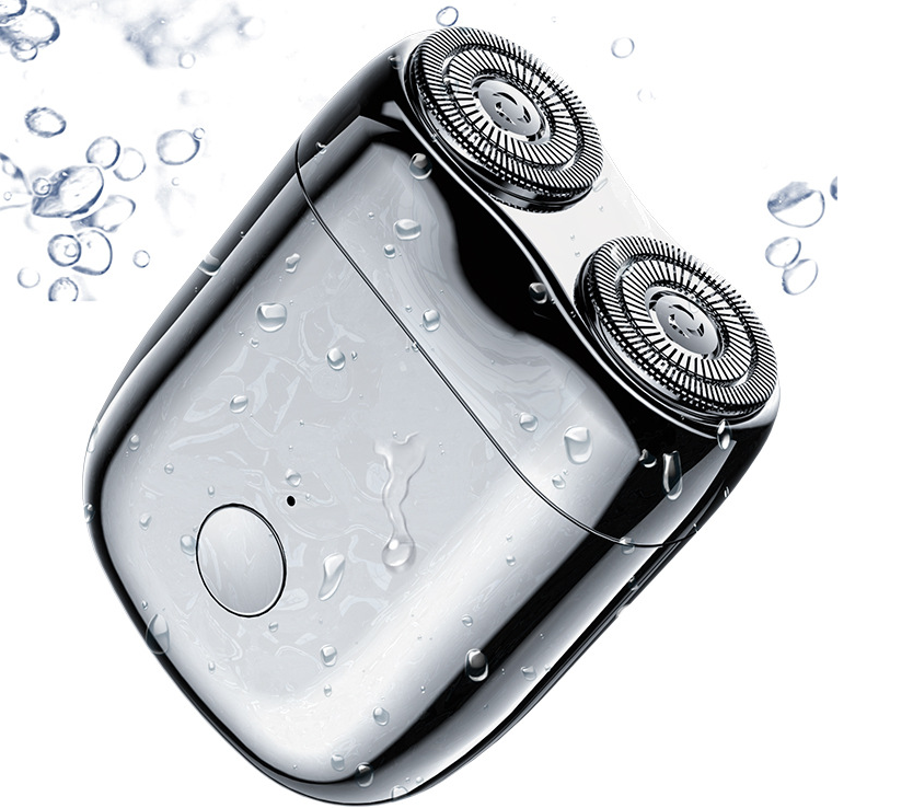 Rasoir Électrique USB Rechargeable pour Hommes : Mini Rasoir Portable de Voyage