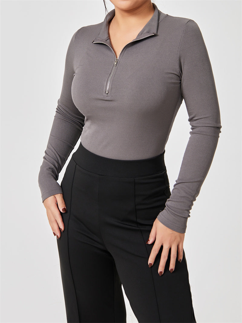 Combinaison Longue à Manches Longues : Body Gainant Sans Couture /Style Moderne et Confort Absolu