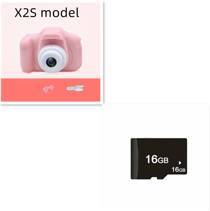 Appareil Photo Numérique Mini HD pour Enfants : X2 Cartoon, Fun et Créatif