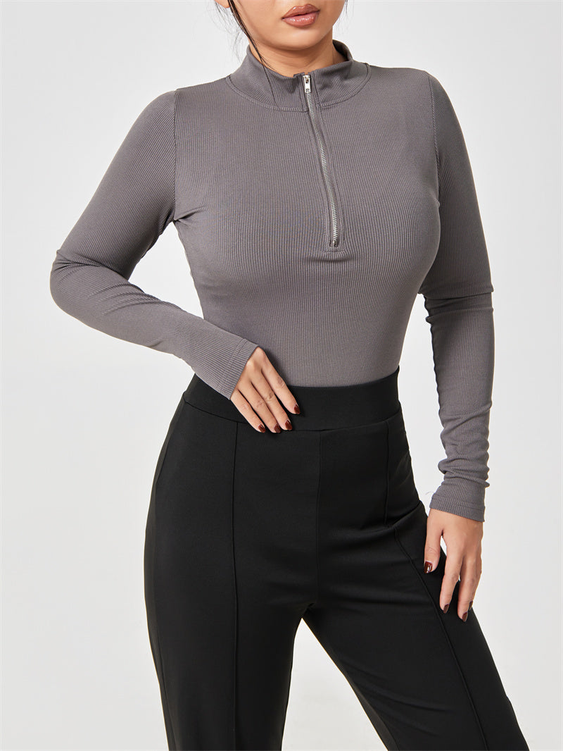 Combinaison Longue à Manches Longues : Body Gainant Sans Couture /Style Moderne et Confort Absolu