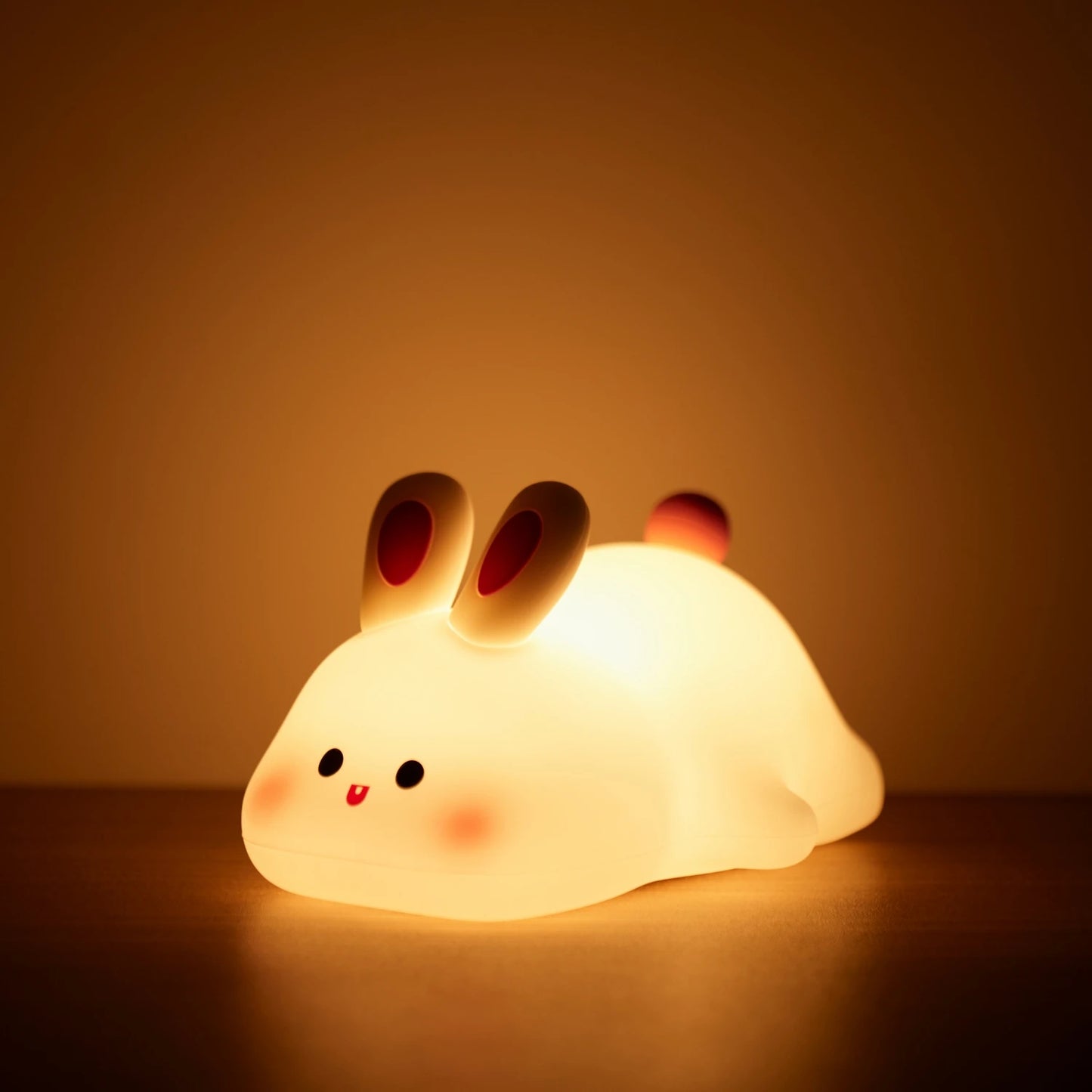 Lampe de Nuit LED Animaux Mignons : Veilleuse Silicone Rechargeable pour Enfants et Bébés