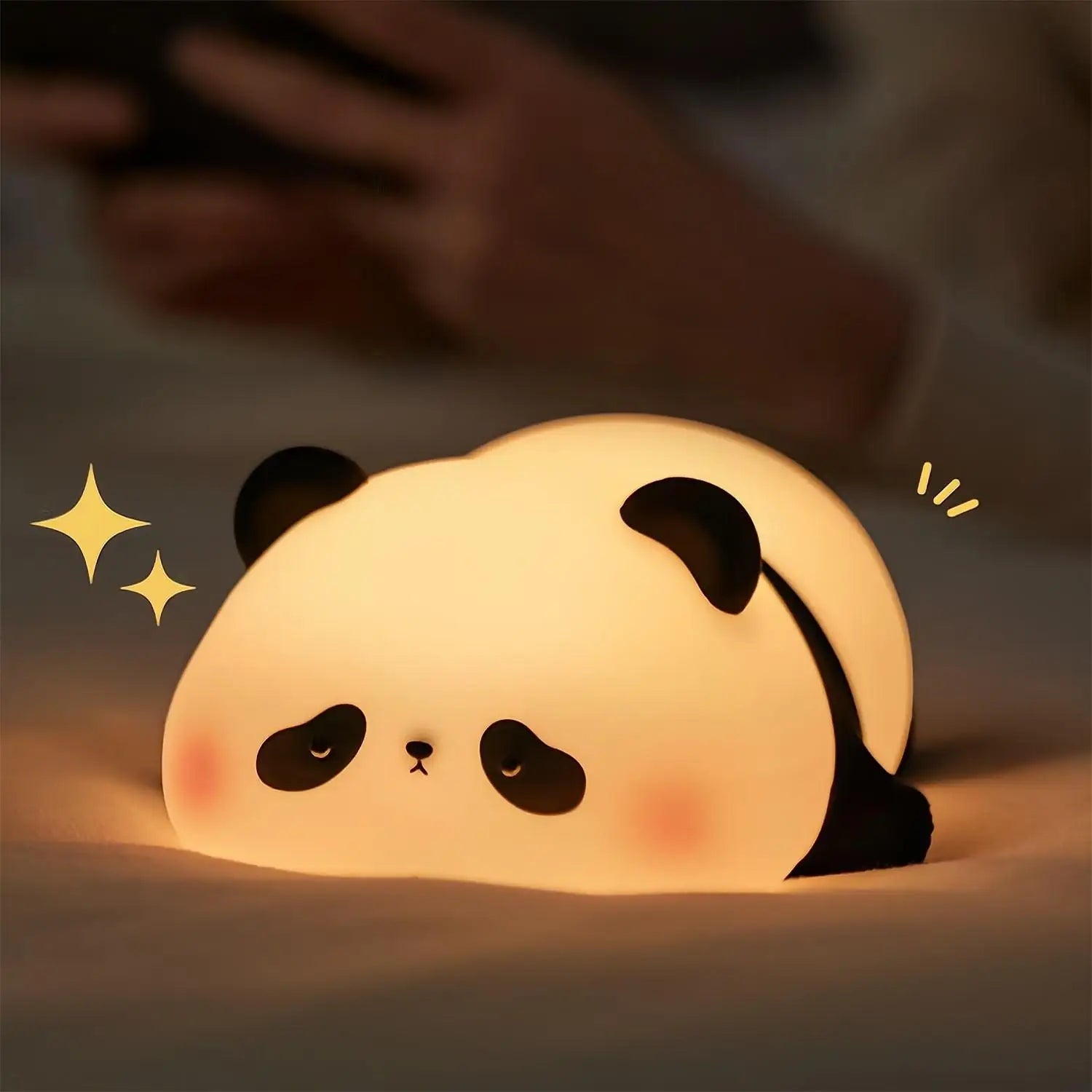 Lampe de Nuit LED Animaux Mignons : Veilleuse Silicone Rechargeable pour Enfants et Bébés