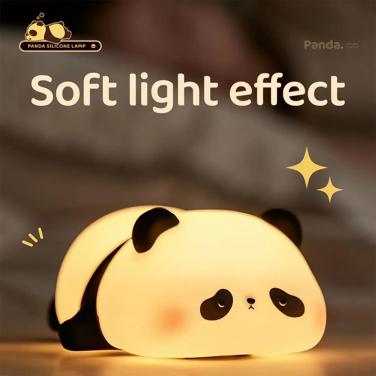 Lampe de Nuit LED Animaux Mignons : Veilleuse Silicone Rechargeable pour Enfants et Bébés