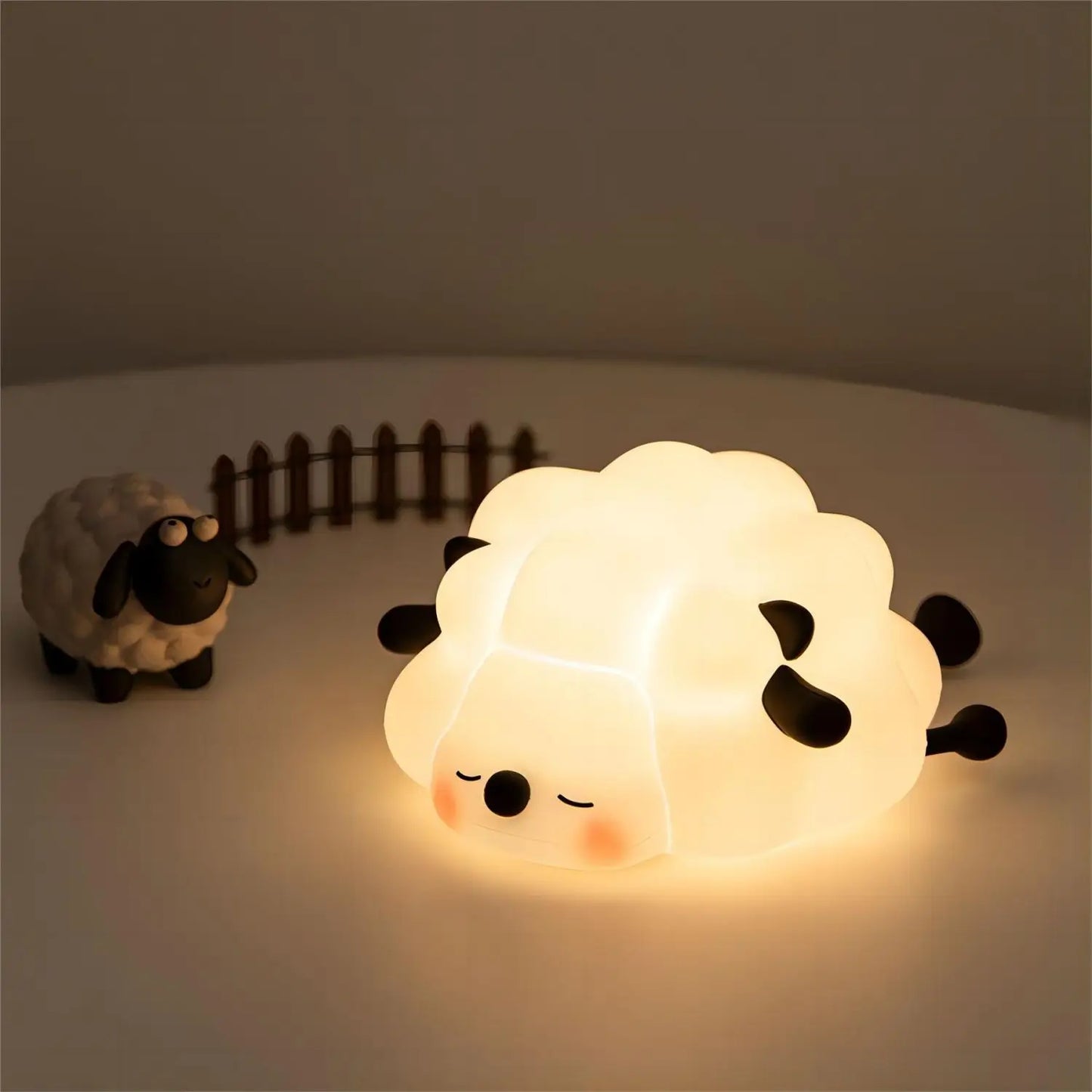 Lampe de Nuit LED Animaux Mignons : Veilleuse Silicone Rechargeable pour Enfants et Bébés