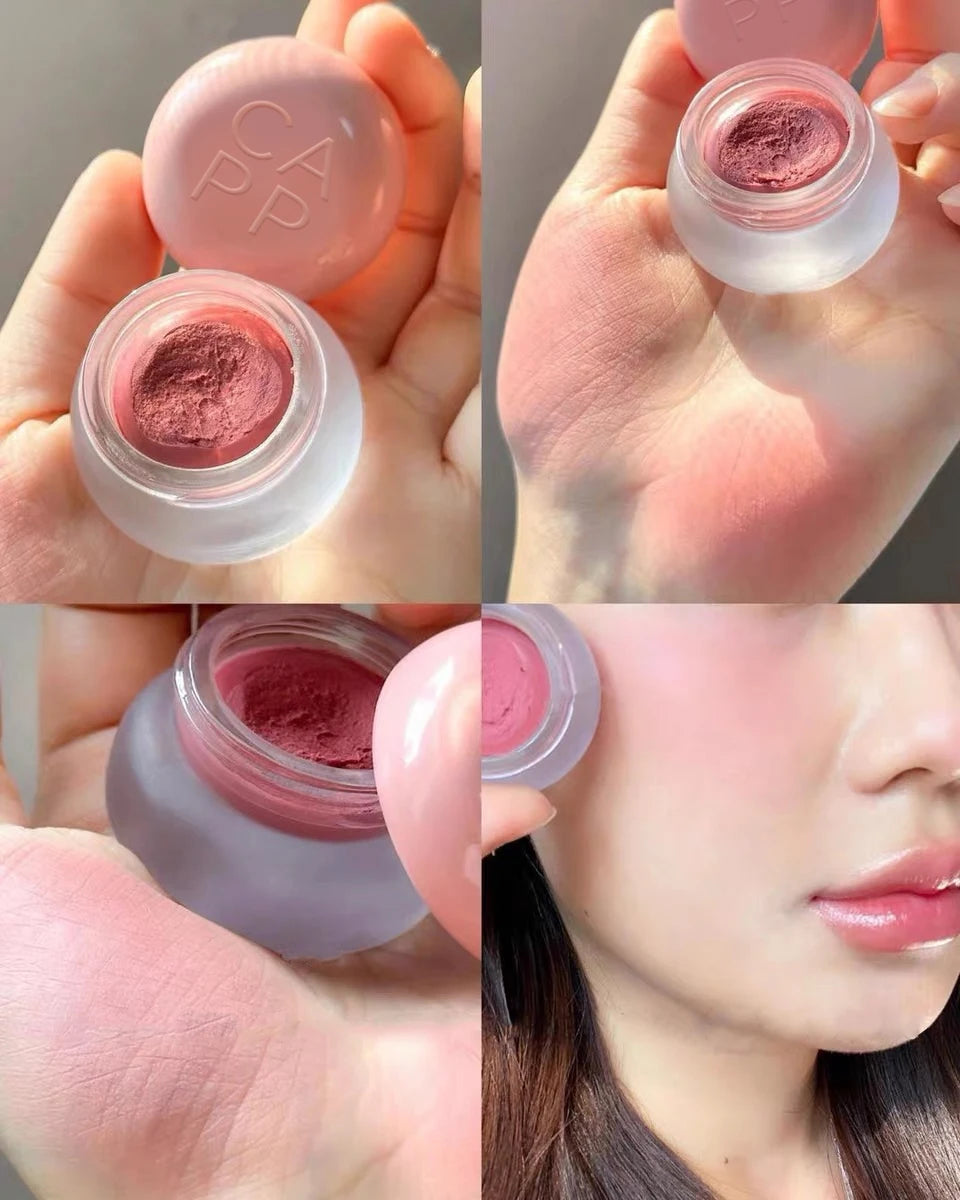 Canned Lip Mud Mist Lipstick Moisturizing Velvet Matte Mousse Solid Lip Gloss Cheek Blush Cream Tint Lips Makeup Korean Cosmetic