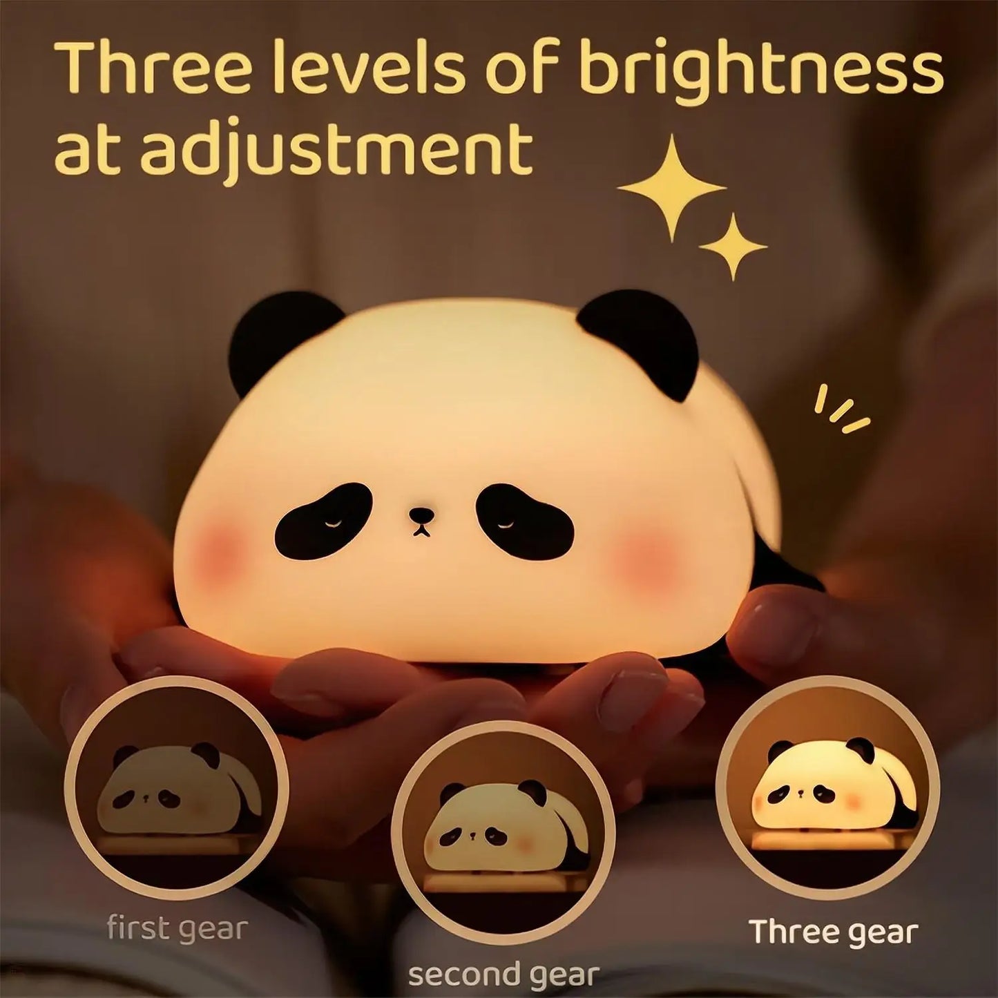 Lampe de Nuit LED Animaux Mignons : Veilleuse Silicone Rechargeable pour Enfants et Bébés