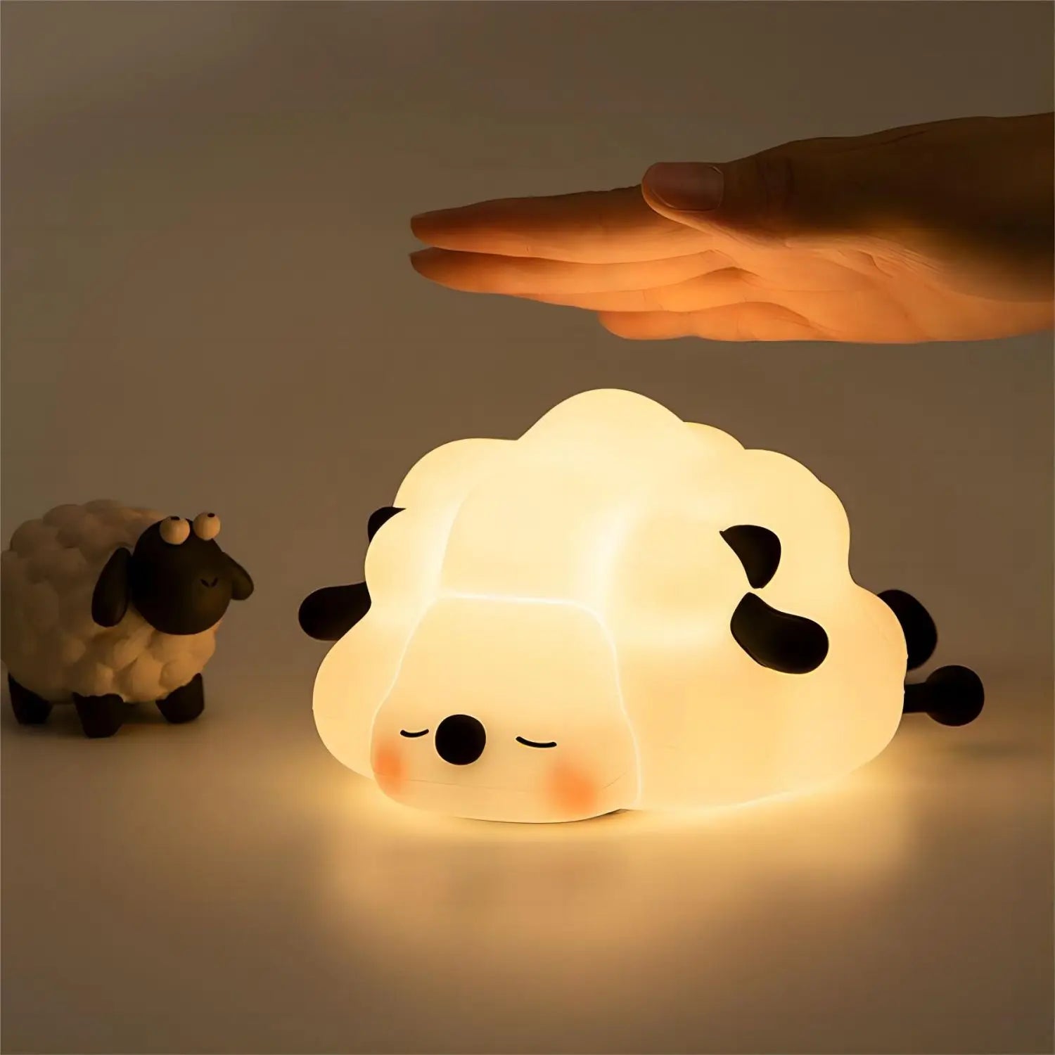 Lampe de Nuit LED Animaux Mignons : Veilleuse Silicone Rechargeable pour Enfants et Bébés