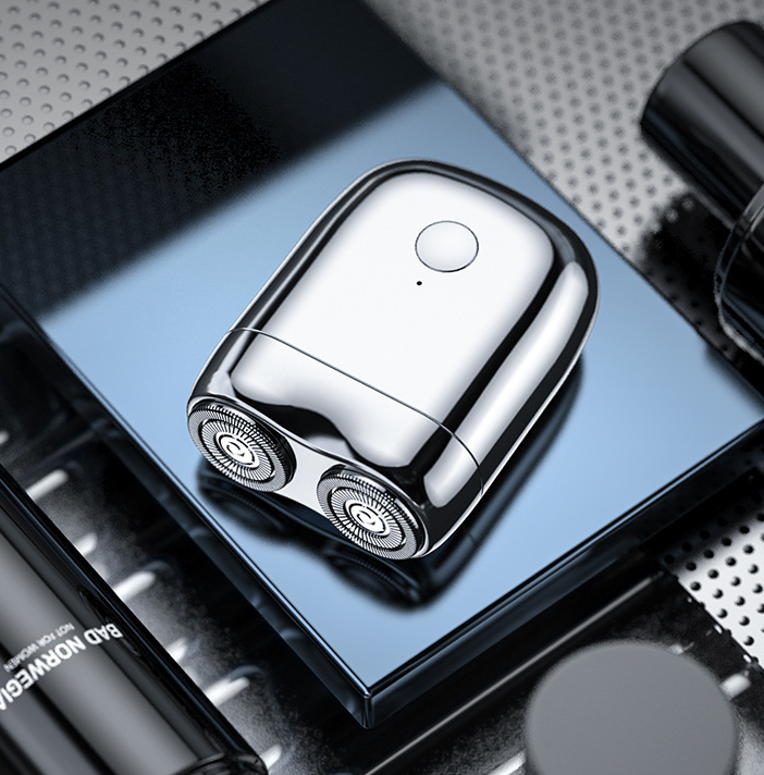 Rasoir Électrique USB Rechargeable pour Hommes : Mini Rasoir Portable de Voyage